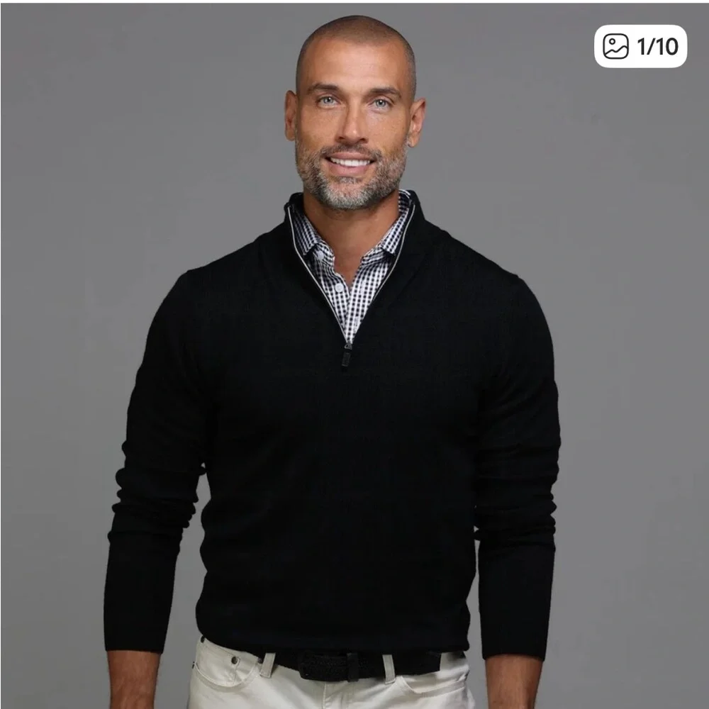 Collars & Co Australian Merino Wool Quarter Zip